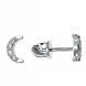 Сережки-пусети (гвоздики) срібні Фантазія з фіанітом Silver Style (31151.15 sku:2300104317294) 31151.15 фото 2