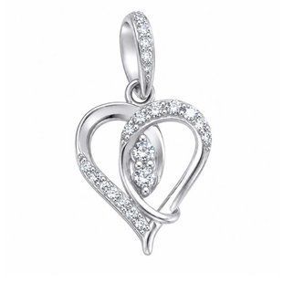 Підвіска срібна Серце з фіанітом Silver Style (40781.20 sku:2300103336067) 40781.20 фото