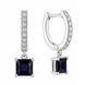 Серьги-кольца (конго) серебряные с фианитами Silver Style (247242.66 sku:2300104413392) 247242.66 фото 2
