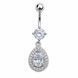 Пірсинг срібний з фіанітами Silver Style (7000 sku:4630006400465) 7000 фото 1