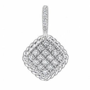 Підвіска срібна фантазія з розсипом Silver Style (40421.12 sku:2300103913015) 40421.12 фото