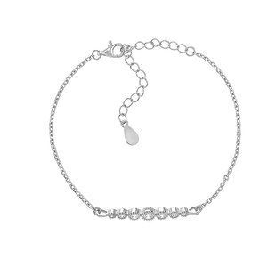 Браслет серебряный фантазия с фианитами Silver Style 15 р. (550029б sku:4200011135197) 550029б фото