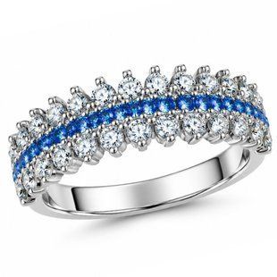 Кольцо серебряное фантазия с фианитами Silver Style 20 р. (10955.20 sku:2300102722014) 10955.20 фото