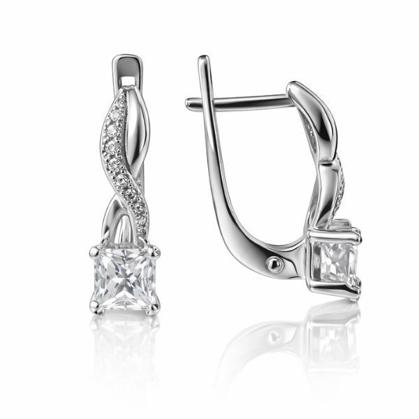 Сережки срібні Фантазія з фіанітами Silver Style (24191.44 sku:2300103914319) 24191.44 фото