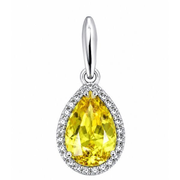 Подвес серебряный фантазия с фианитами Silver Style (42378.69 sku:2300103964956) 42378.69 фото