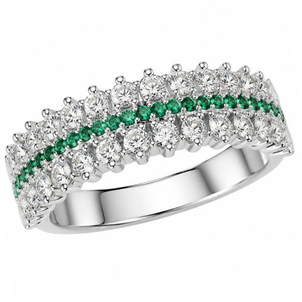 Каблучка срібна фантазія з фіанітами Silver Style 19 р. (10954.20 sku:2300102722052) 10954.20 фото