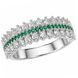 Каблучка срібна фантазія з фіанітами Silver Style 19 р. (10954.20 sku:2300102722052) 10954.20 фото 2