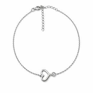 Браслет серебряный Сердце с фианитами Silver Style 16-20 р. (80571.30 sku:2300104209179) 80571.30 фото