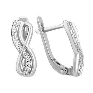 Серьги серебряные фантазия с россыпью Silver Style (20361.10 sku:2300104190613) 20361.10 фото