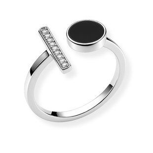 Кольцо серебряное фантазия с фианитами Silver Style 17 р. (113221.12 sku:2300104069964) 113221.12 фото