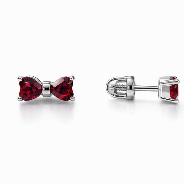 Сережки-пусети (гвоздики) срібні Фантазія з фіанітом Silver Style (331618.44 sku:2300104168643) 331618.44 фото