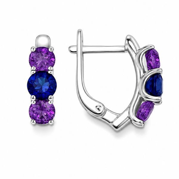 Серьги серебряные Фантазия с фианитами Silver Style (200630.50 sku:2300103205394) 200630.50 фото