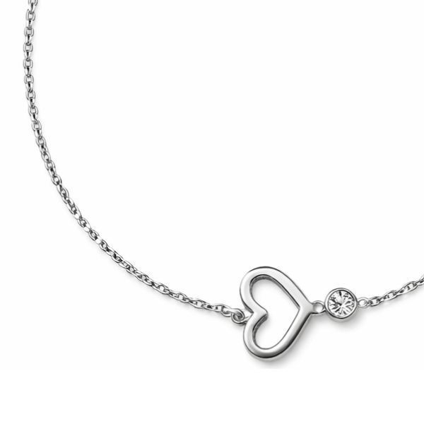 Браслет серебряный Сердце с фианитами Silver Style 16-20 р. (80571.30 sku:2300104209179) 80571.30 фото