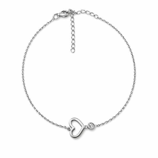 Браслет серебряный Сердце с фианитами Silver Style 16-20 р. (80571.30 sku:2300104209179) 80571.30 фото