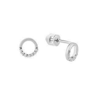 Серьги-пусеты (гвоздики) серебряные с россыпью Silver Style (30691.10 sku:2300103936618) 30691.10 фото