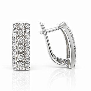 Серьги серебряные дорожка с фианитами Silver Style (20561.20 sku:2300104238209) 20561.20 фото