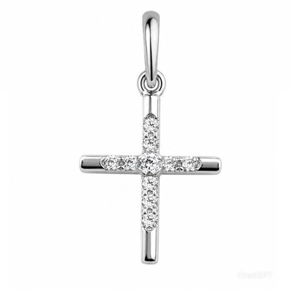 Крестик серебряный с фианитами Silver Style (41641.17 sku:2300103912346) 41641.17 фото