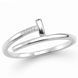 Каблучка срібна Цвях з фіанітами Silver Style 16 р. (11301.12 sku:2300103547722) 11301.12 фото 1