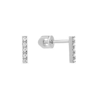 Серьги-пусеты (гвоздики) серебряные с россыпью Silver Style (30921.12 sku:2300102919490) 30921.12 фото