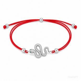 Браслет на нити шамбола Змея Silver Style 15-20 р. (80434.26.10 sku:2300104305017) 80434.26.10 фото
