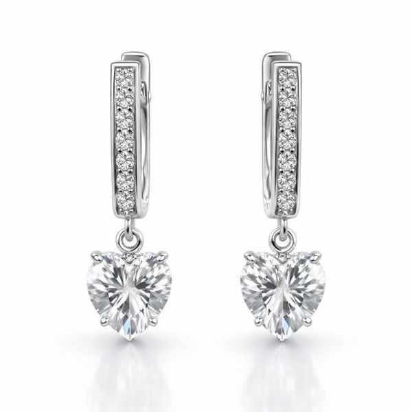 Серьги серебряные Сердце с фианитами Silver Style (25511.66 sku:2300104198763) 25511.66 фото