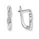 Серьги серебряные Фантазия с фианитами Silver Style (24251.10 sku:2300104016807) 24251.10 фото 2