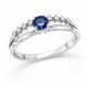 Кольцо серебряное фантазия с фианитами Silver Style 17 р. (11205.40 sku:2300103148523) 11205.40 фото 2