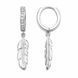 Серьги-кольца (конго) серебряные фантазия с россыпью Silver Style (25771.12 sku:2300104273323) 25771.12 фото 1