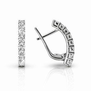Серьги серебряные дорожка с фианитами Silver Style (23421.25 sku:2300104237974) 23421.25 фото