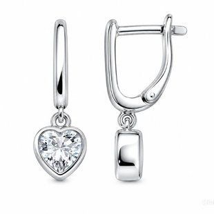 Серьги серебряные Фантазия с фианитами Silver Style (9520361б sku:4200009991149) 9520361б фото