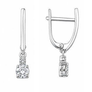 Сережки срібні Фантазія з фіанітами Silver Style (23851.50 sku:2300103599110) 23851.50 фото