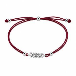 Браслет на нити шамбола Колосок Silver Style 15-20 р. (804446.00 sku:2300104216351) 804446.00 фото