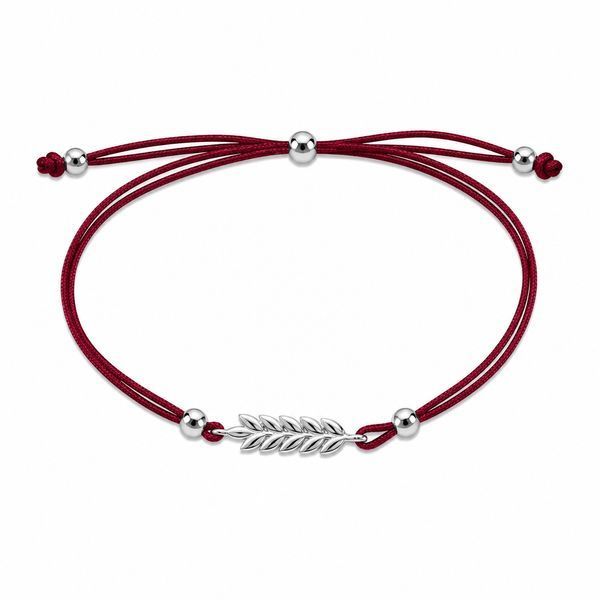 Браслет на нити шамбола Колосок Silver Style 15-20 р. (804446.00 sku:2300104216351) 804446.00 фото