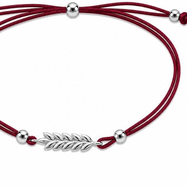 Браслет на нити шамбола Колосок Silver Style 15-20 р. (804446.00 sku:2300104216351) 804446.00 фото