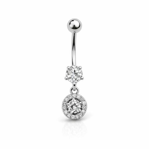 Пирсинг серебряный с фианитами Silver Style (33071.40 sku:2300104187736) 33071.40 фото