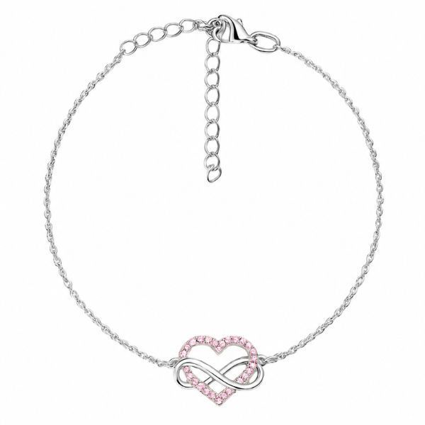 Браслет серебряный Сердце с фианитами Silver Style 16-20 р. (807712.10 sku:2300104132781) 807712.10 фото
