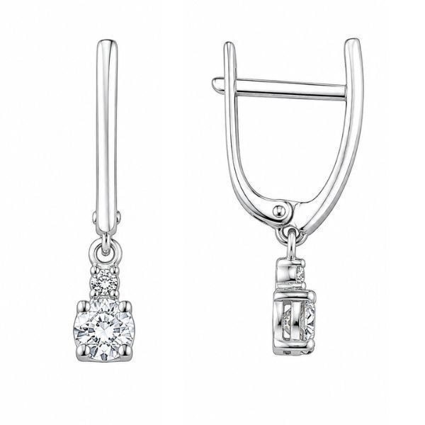Сережки срібні Фантазія з фіанітами Silver Style (23851.50 sku:2300103599110) 23851.50 фото