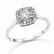 Каблучка срібна фантазія з фіанітами Silver Style 17 р. (11341.50 sku:2300103634941) 11341.50 фото 1