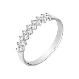 Кольцо серебряное фантазия с россыпью Silver Style 17.5 р. (10111.15 sku:2300103722297) 10111.15 фото