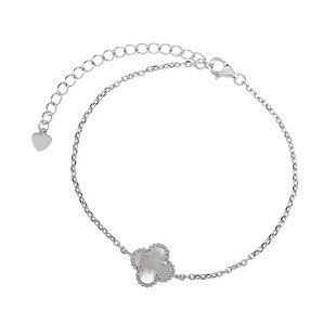 Браслет серебряный Клевер с перламутром Silver Style 16 р. (9550251б sku:4200008615800) 9550251б фото