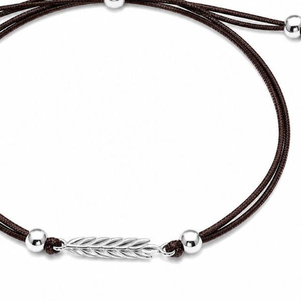 Браслет на нити шамбола Колосок Silver Style 15-20 р. (804447.00 sku:2300104216405) 804447.00 фото
