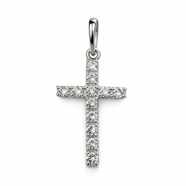 Хрестик срібний з фіанітами Silver Style (41381.20 sku:2300103743995) 41381.20 фото