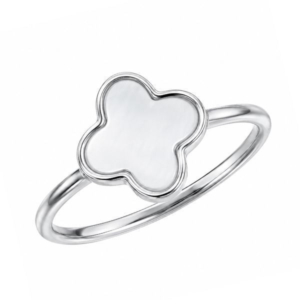 Каблучка срібна Конюшина з емаллю Silver Style 16.5 р. (111420.00 sku:2300103211951) 111420.00 фото