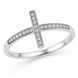 Каблучка срібна доріжка з фіанітами Silver Style 17 р. (11311.12 sku:2300103758159) 11311.12 фото 1