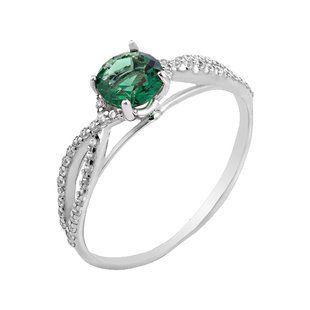 Кольцо серебряное с фианитами Silver Style 19 р. (11014.60 sku:2300103022571) 11014.60 фото
