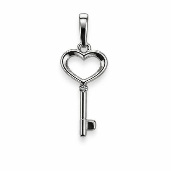 Підвіска срібна Ключ з фіанітом Silver Style (41891.12 sku:2300103800889) 41891.12 фото