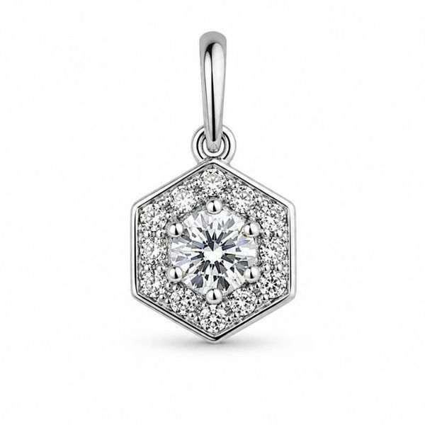 Подвес серебряный фантазия с россыпью Silver Style (40701.40 sku:2300104261542) 40701.40 фото