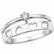 Каблучка срібна фантазія з фіанітами Silver Style 17.5 р. (11641.30 sku:2300103859368) 11641.30 фото 1