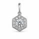 Подвес серебряный фантазия с россыпью Silver Style (40701.40 sku:2300104261542) 40701.40 фото 1