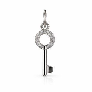Подвес серебряный Ключ с фианитом Silver Style (41911.12 sku:2300103799893) 41911.12 фото